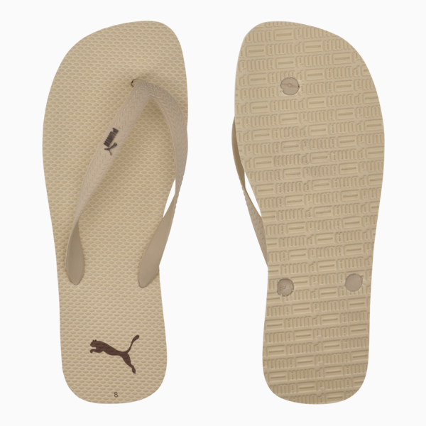 First Flip II Men's Flip Flops, Sand Dune-Espresso Brown, large-ZAF