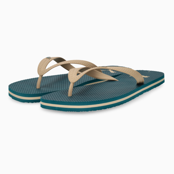 First Flip II Men's Flip Flops, Cold Green-Sand Dune, large-ZAF