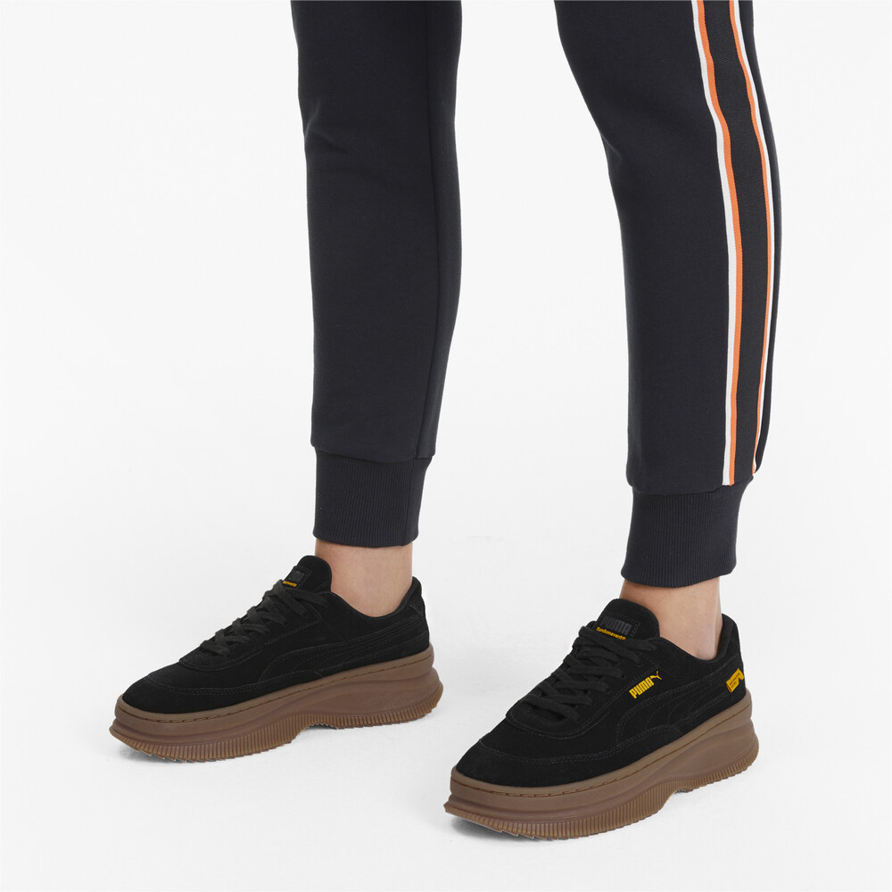 deva leather women's trainers