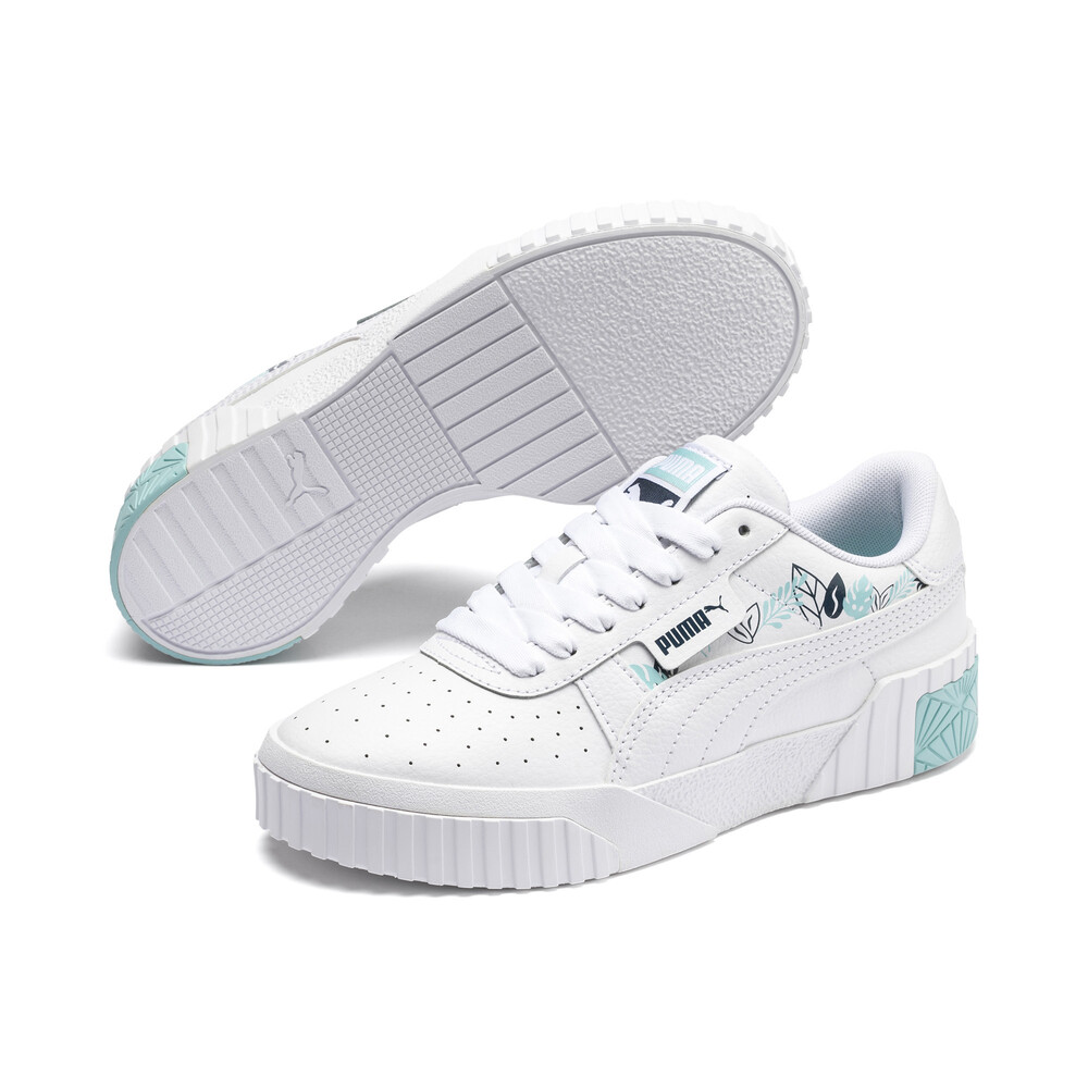 

PUMA - female - Молодежные кроссовки Cali Jungle Youth Trainers – Puma White-Gulf Stream –, Белый