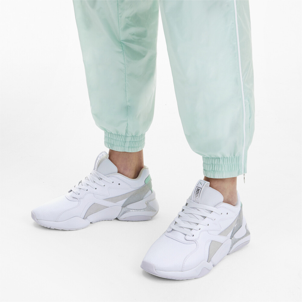 

PUMA - female - Кроссовки Nova Glitz Wn's – Puma White-Mist Green –, Белый