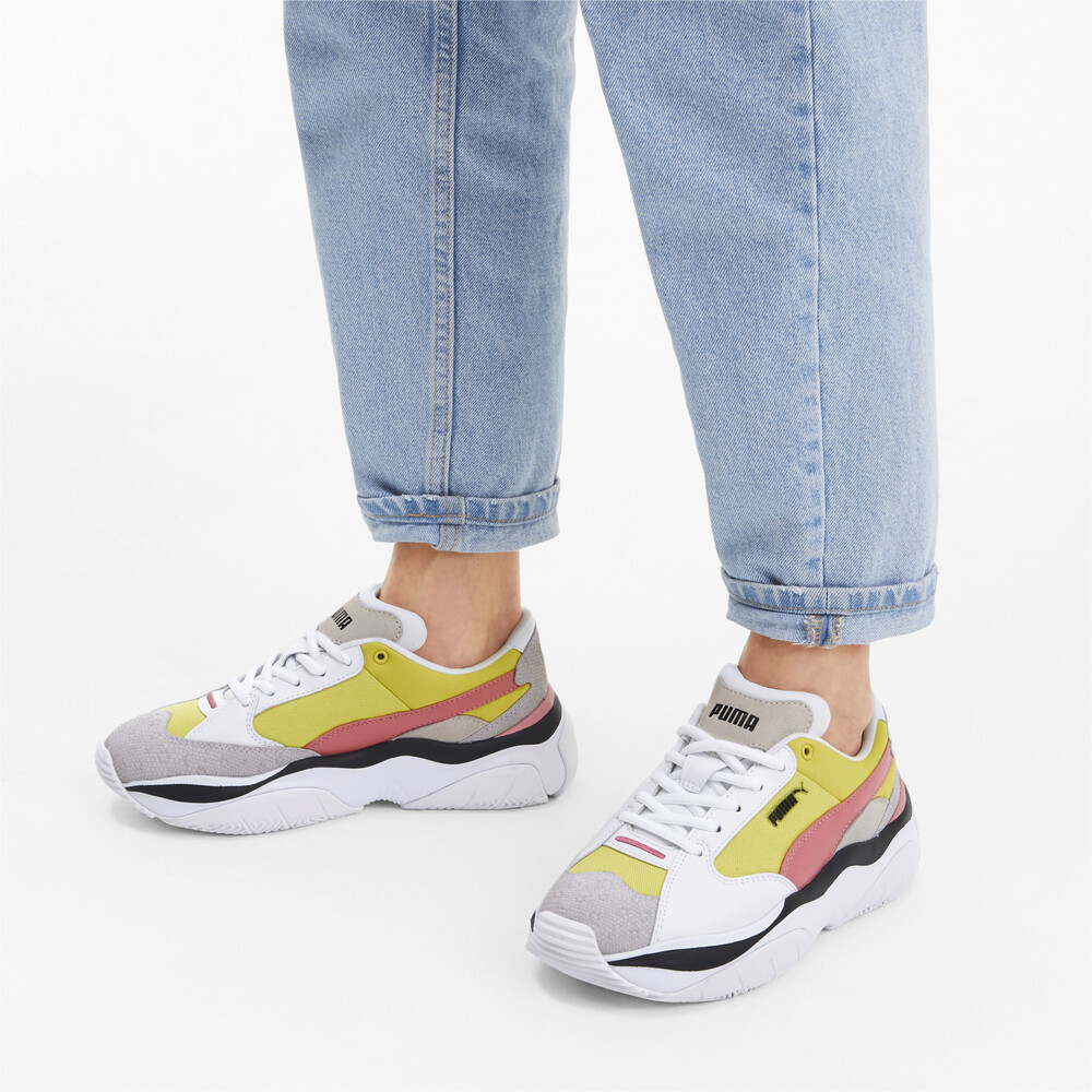 

PUMA - female - Кроссовки Storm.Y Colour Block Wn`s – Meadowlark-Puma White –, Желтый