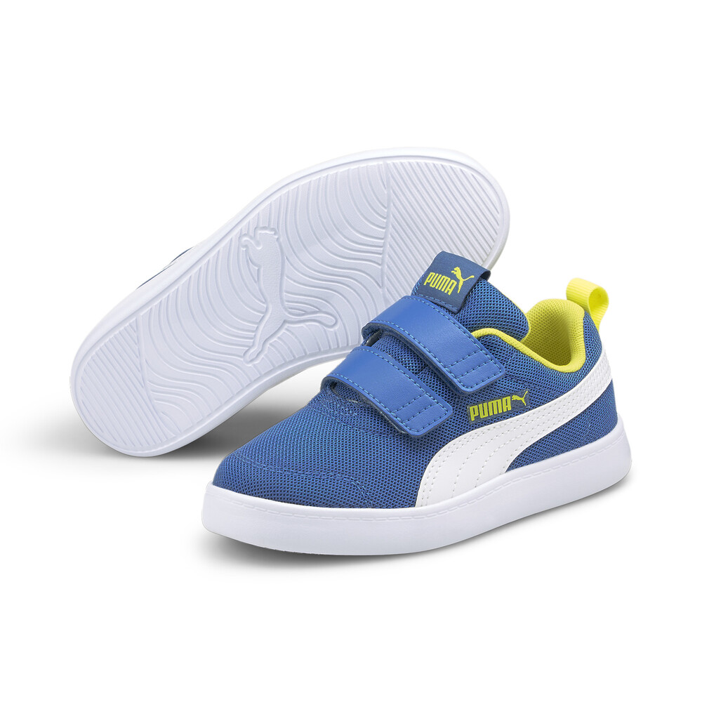 фото Детские кеды courtflex v2 mesh kids' trainers puma