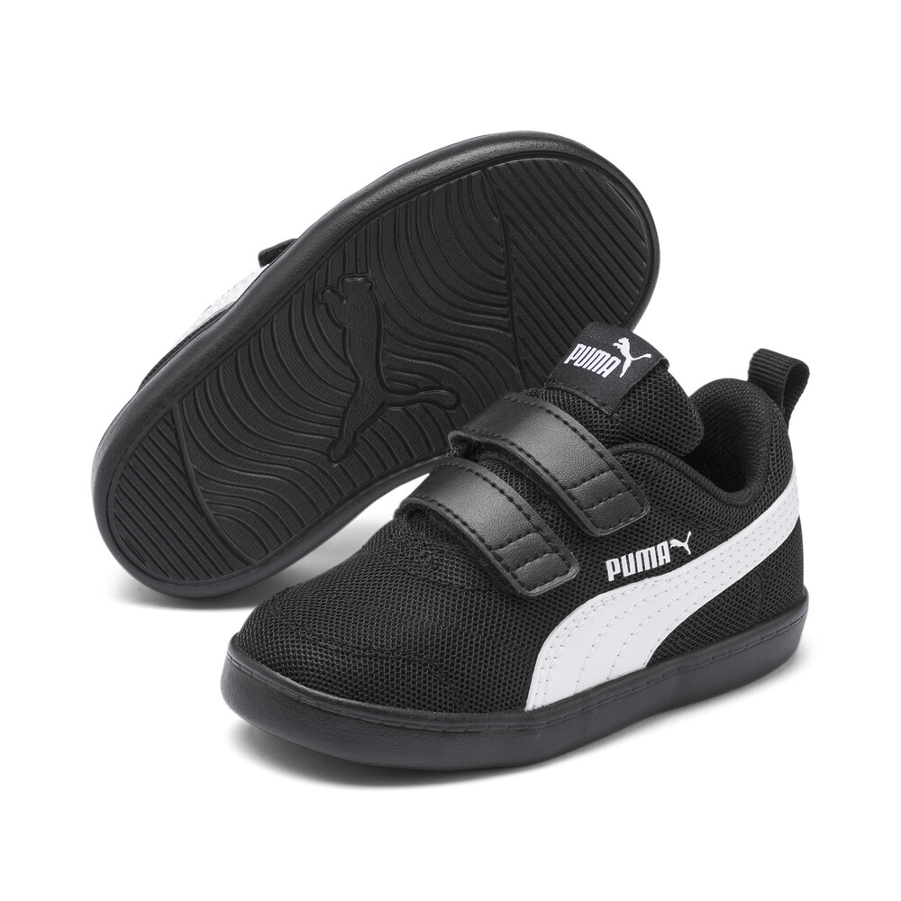 Courtflex V2 Mesh Babies' Sneakers | Black - PUMA