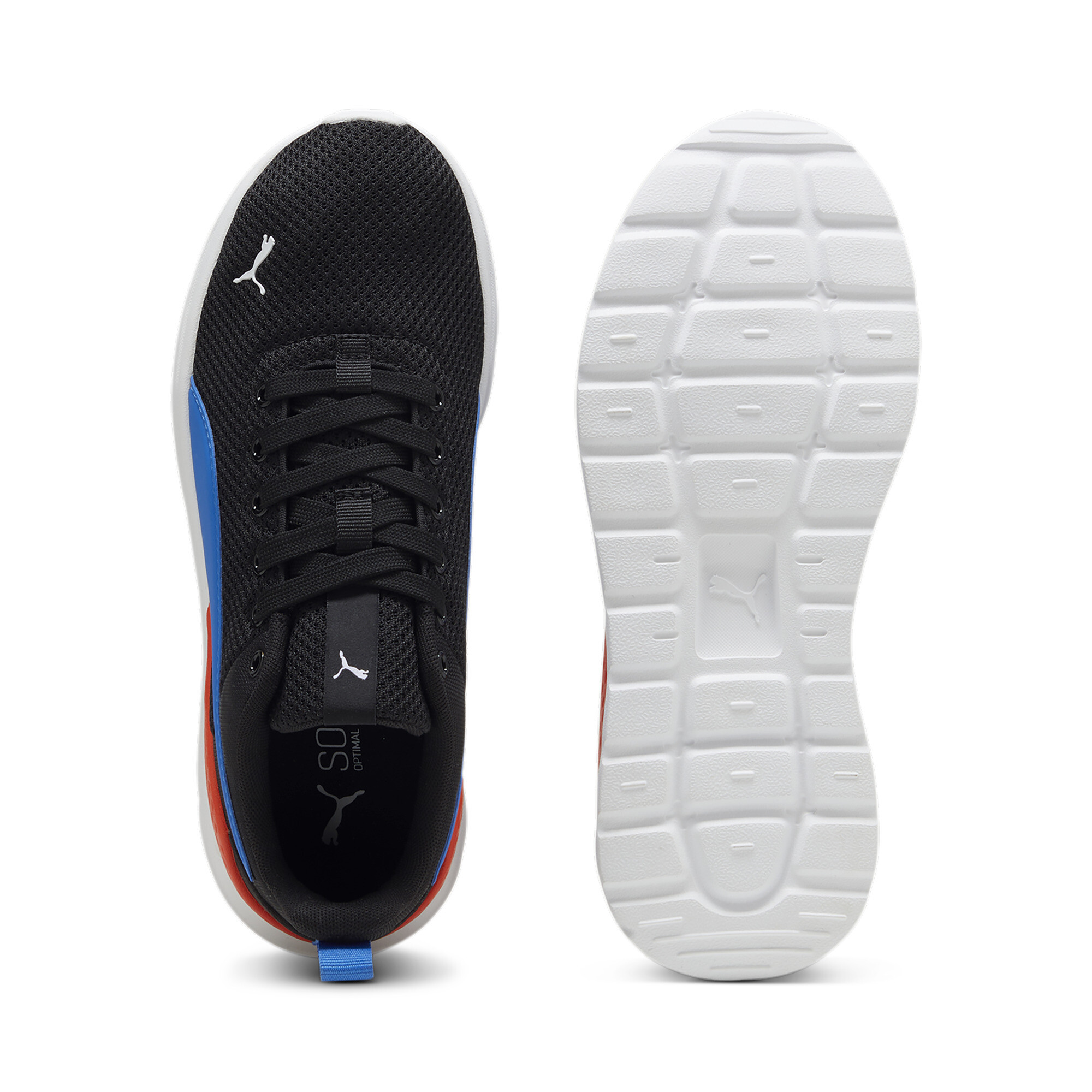 PUMA Anzarun Lite sportschoenen, Blauw/Zwart/Wit, Maat 38 thumbnail 4