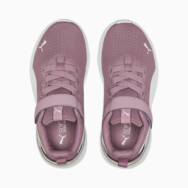 Anzarun Lite Kids' Trainers, Pale Grape-Puma White-Puma Silver, large-MEX