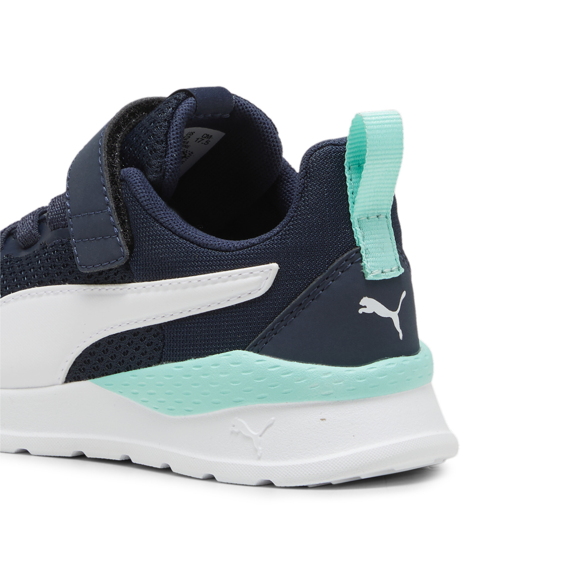 Puma Anzarun Lite Kids' Trainers, Blue, Size 34, Shoes