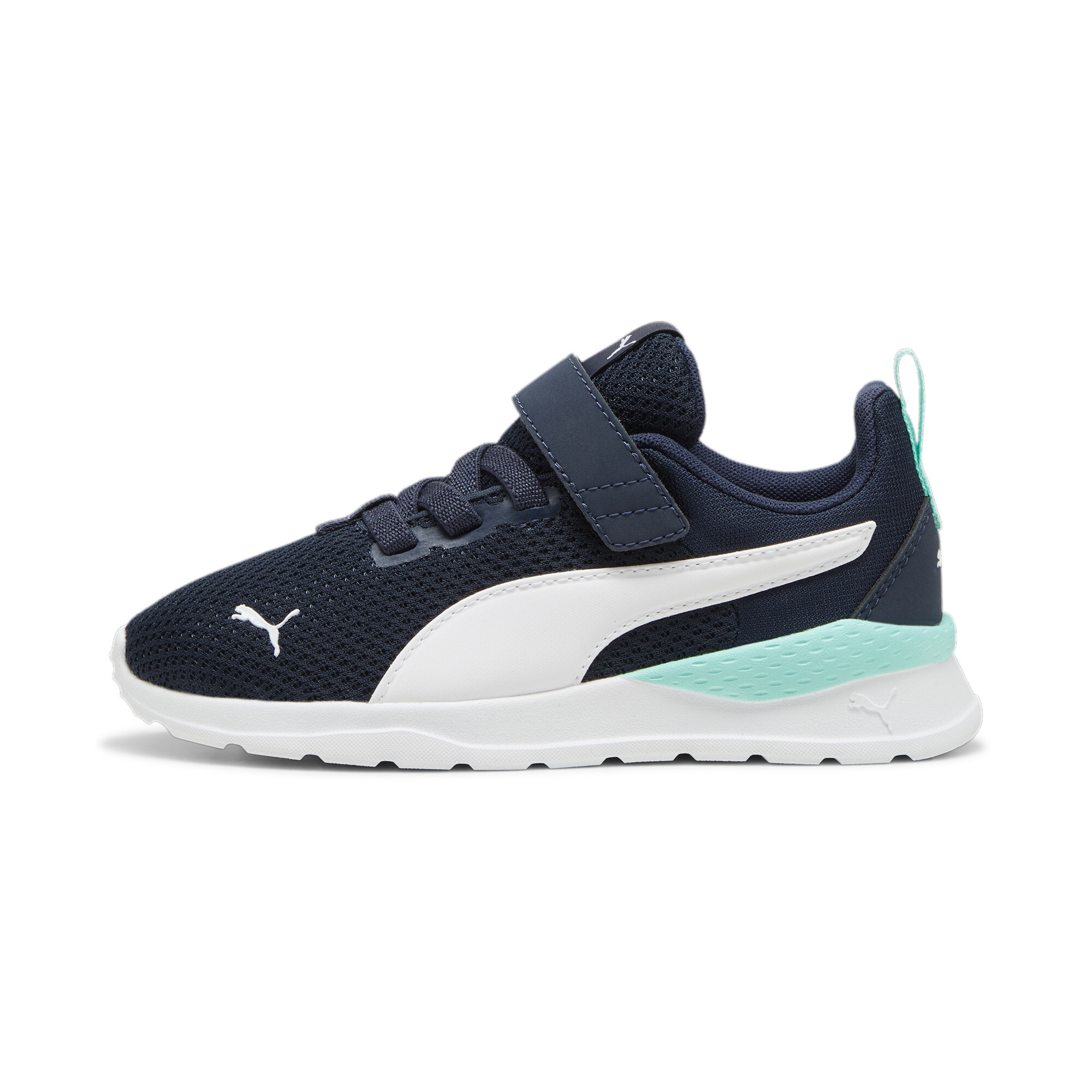 Puma Anzarun Lite Sneakers Kinder Schuhe | Mit Plain | Club Navy/White/Mint | Größe: 31.5