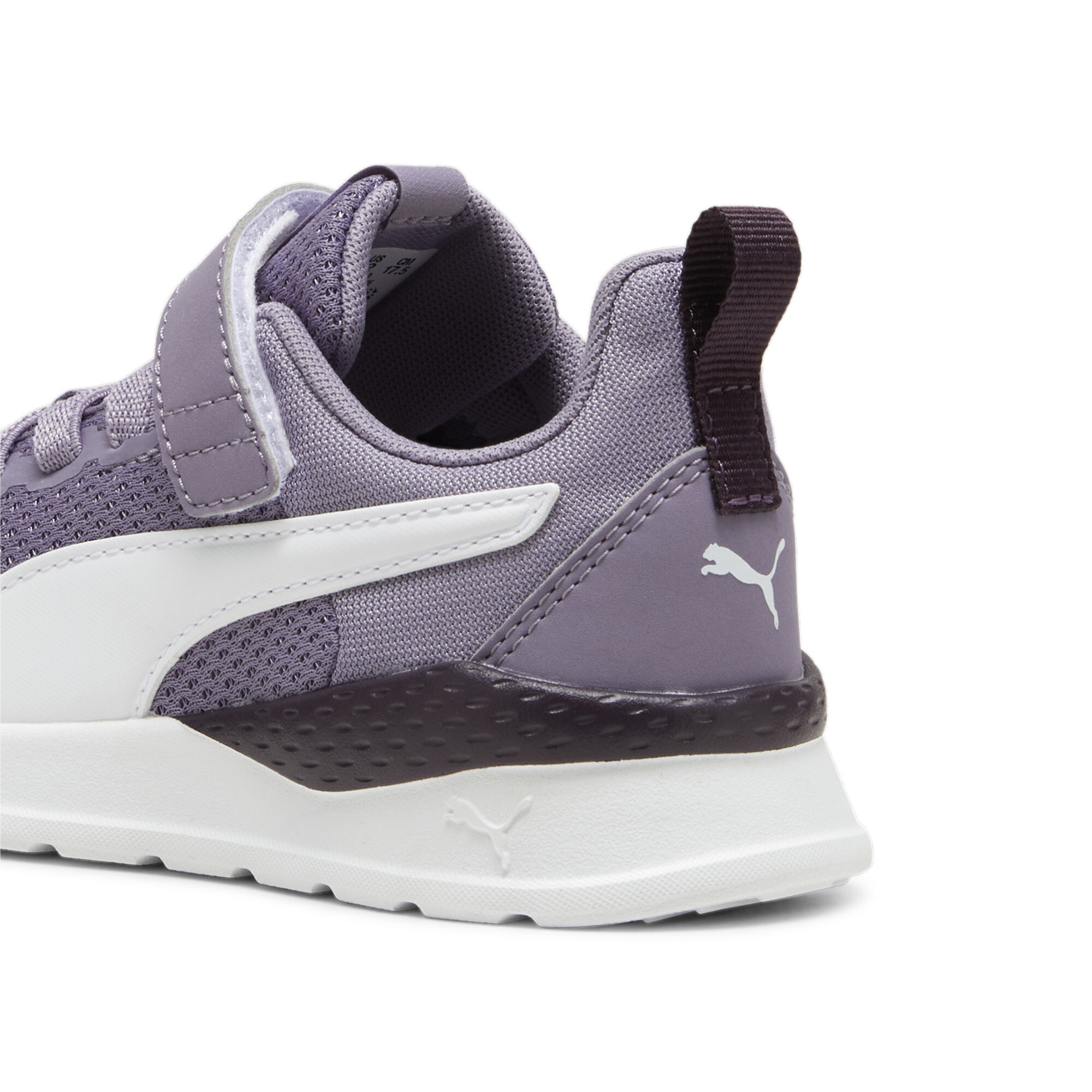 Puma Anzarun Lite Kids' Trainers, Purple, Size 34.5, Shoes