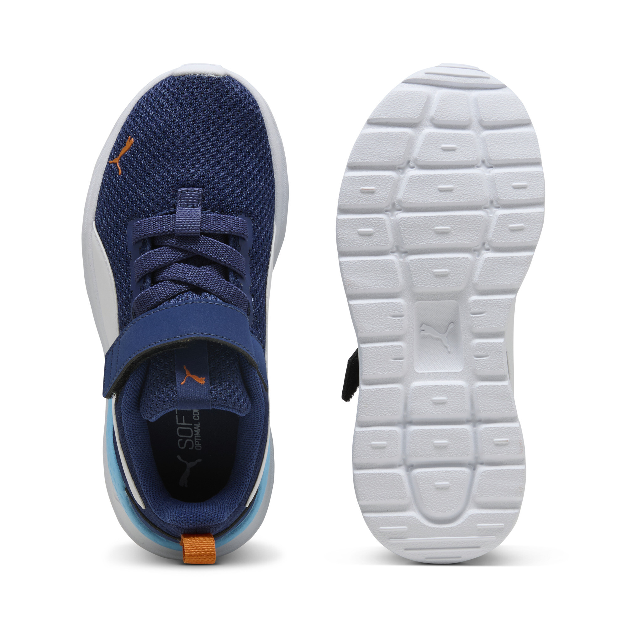 PUMA Anzarun Lite sportschoenen, Blauw/Wit, Maat 28,5 thumbnail 4