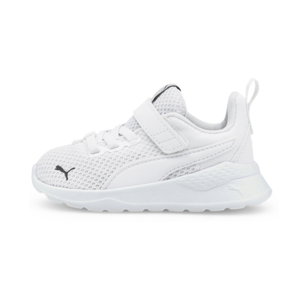 Anzarun Lite Babies' Trainers, Puma White-Puma White, large-MEX