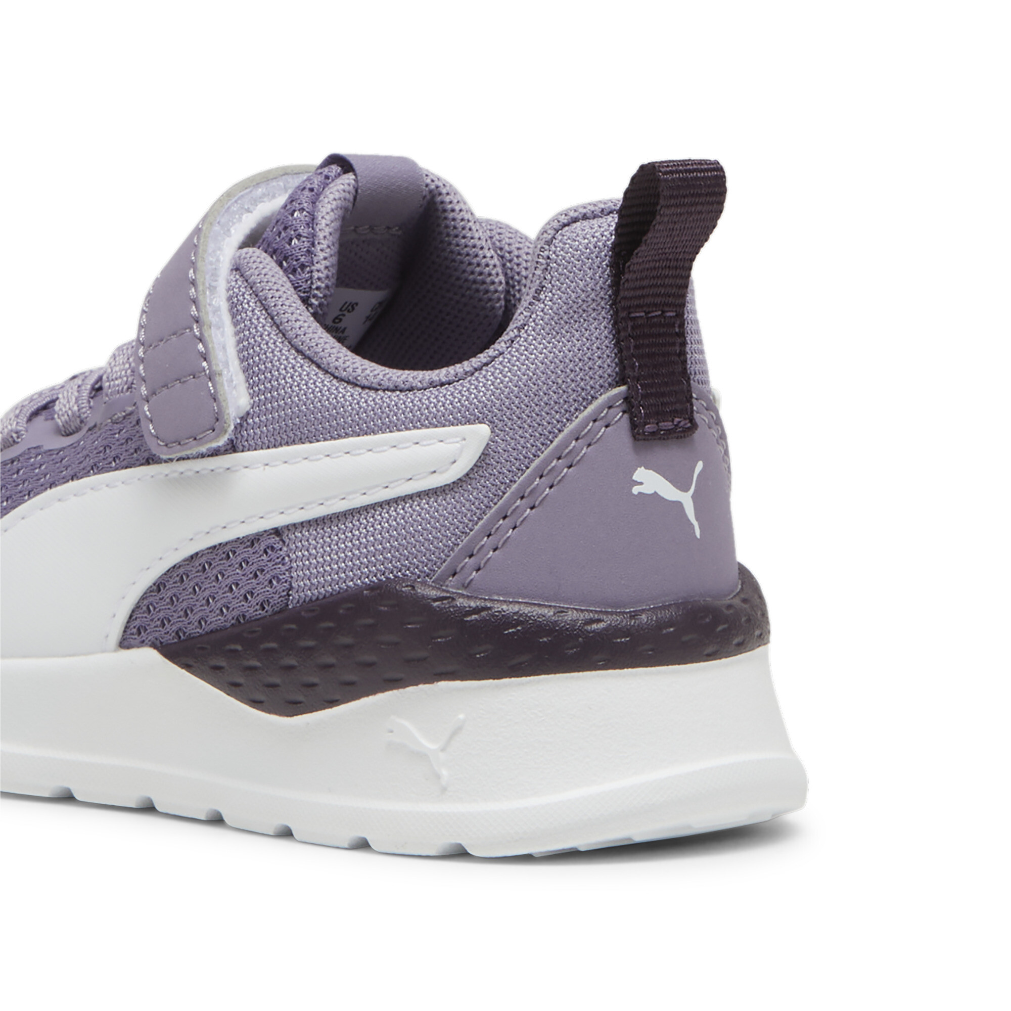 Puma Anzarun Lite Babies' Trainers, Purple, Size 24, Shoes