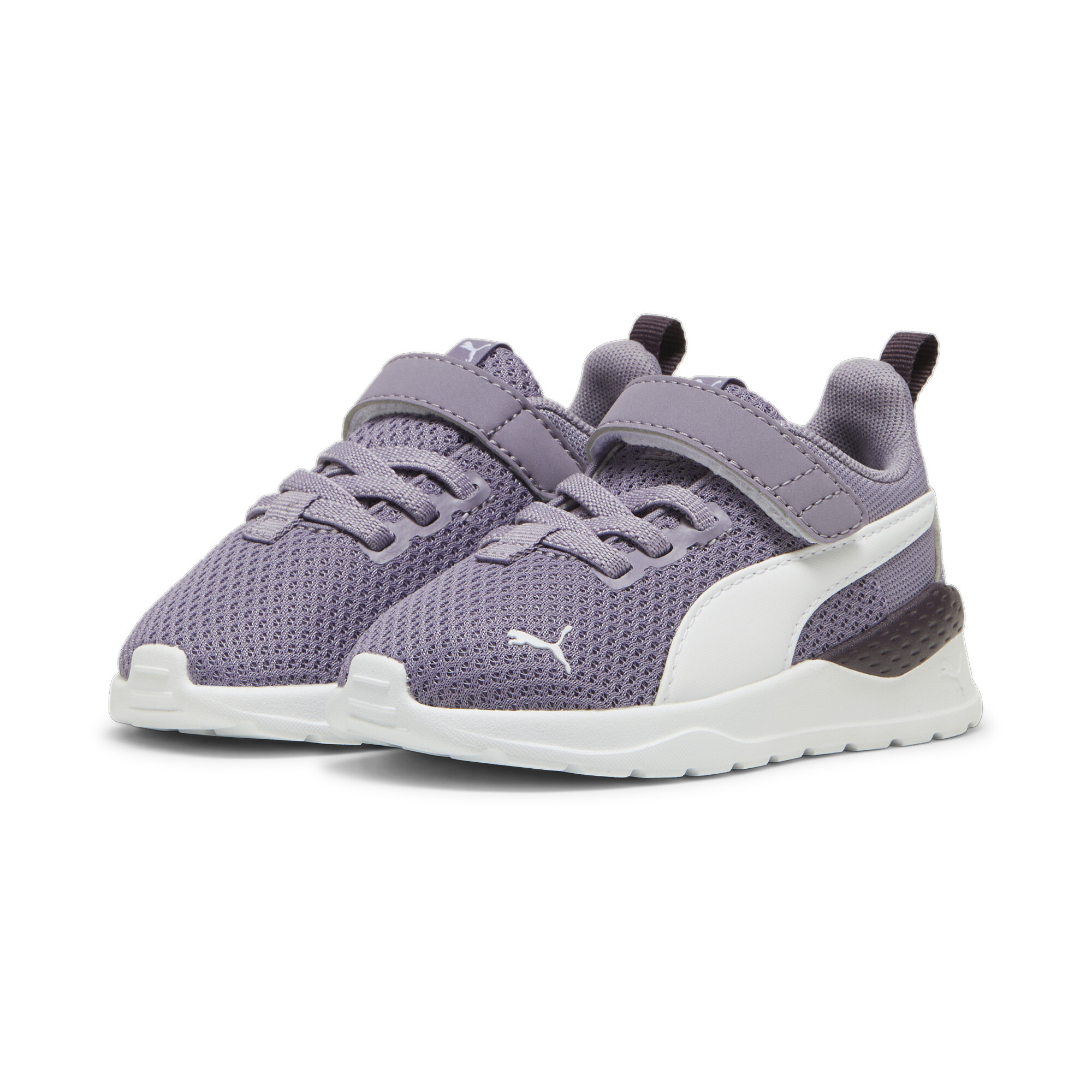 Puma Anzarun Lite Babies' Trainers, Purple, Size 24, Shoes