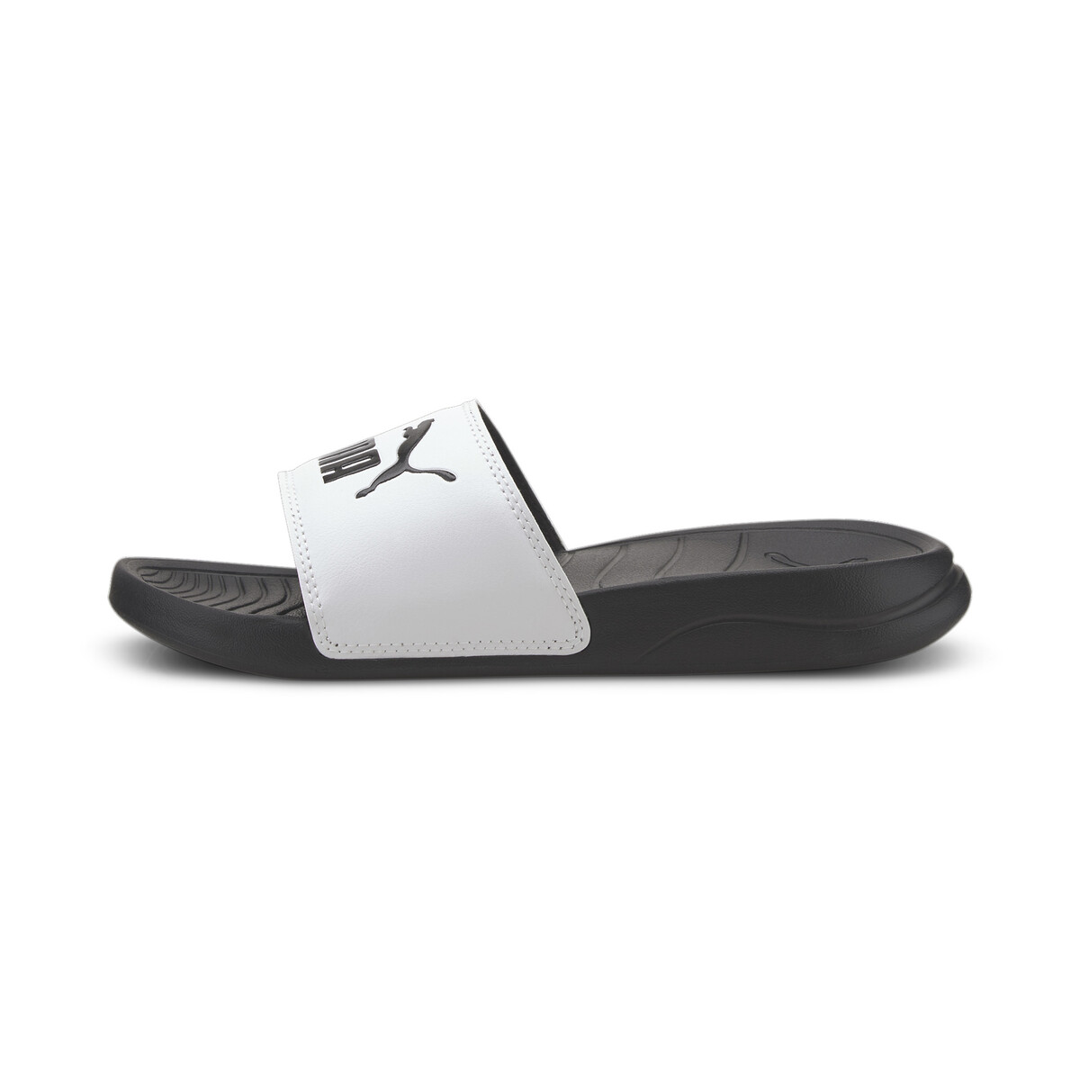 Popcat 20 Youth Sandals in White/Black by PUMA, UK 6