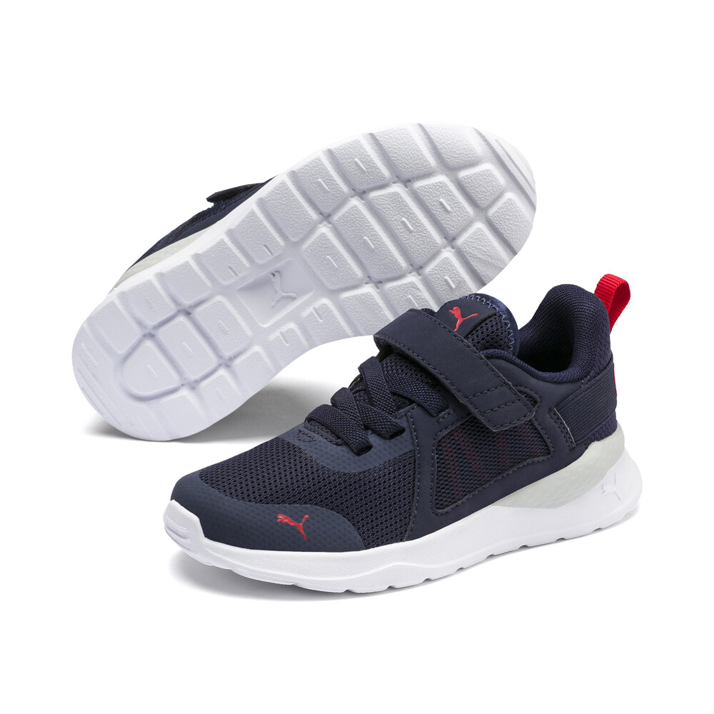 

PUMA - Детские кроссовки Anzarun AC PS – Peacoat-High Risk Red –, Синий