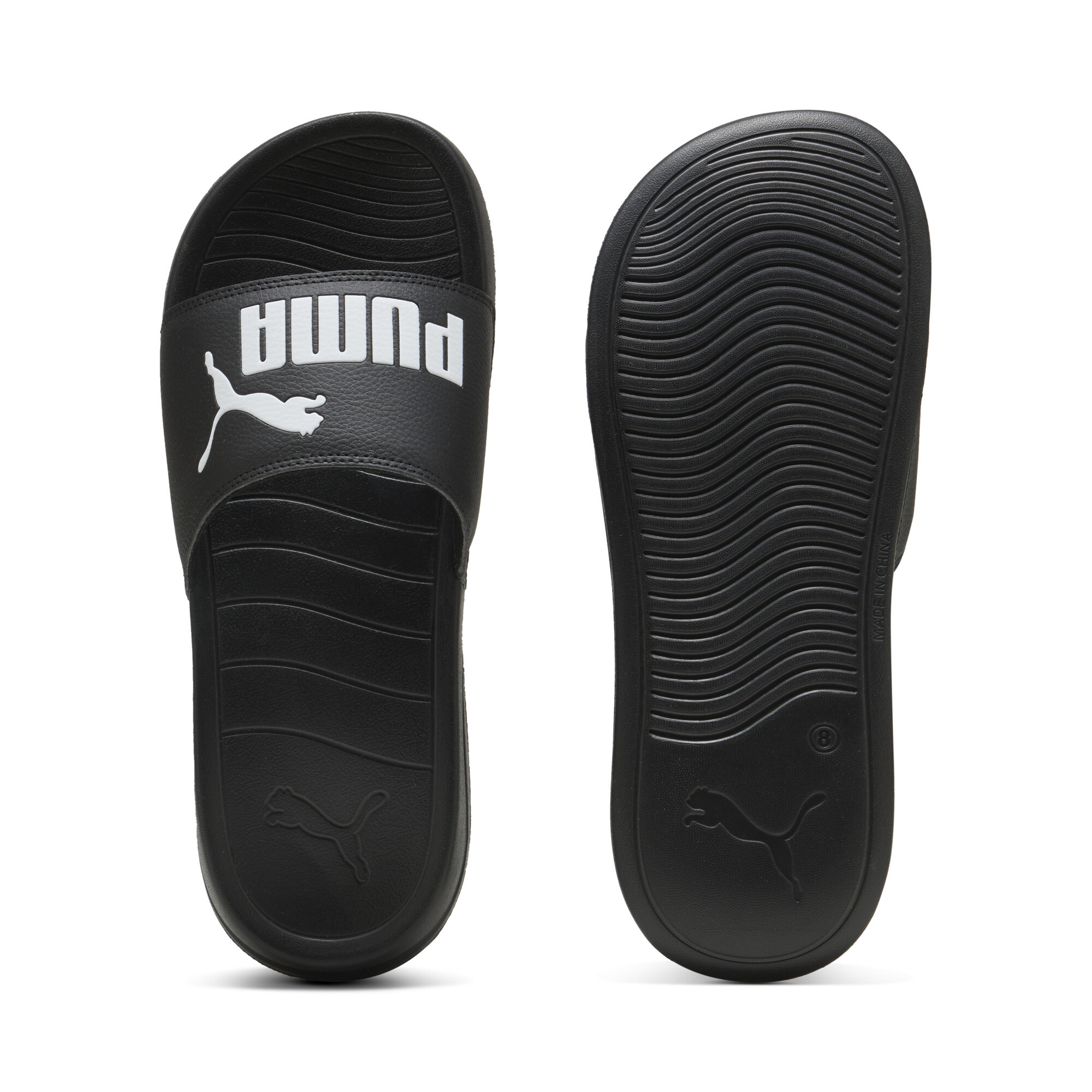 Puma Popcat 20 Sandals, Black, Size 38, Shoes