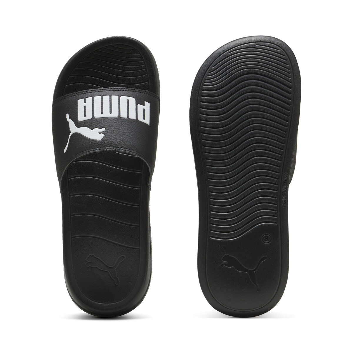 Popcat 20 Sandals Unisex in Black/White by PUMA, UK 5
