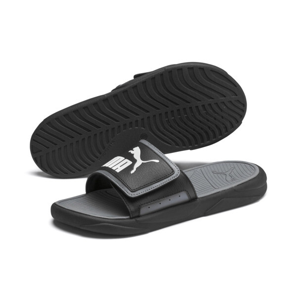 Royalcat Comfort  Sandals, Puma Black-CASTLEROCK-Puma White, large-ZAF