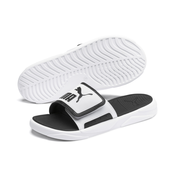 Royalcat Comfort  Sandals, Puma White-Puma Black, large-ZAF