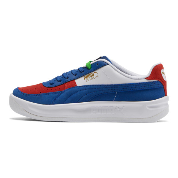 PUMA GV Special + Primary Sneakers in Galaxy Blue/White/High Risk Red - 372303_01