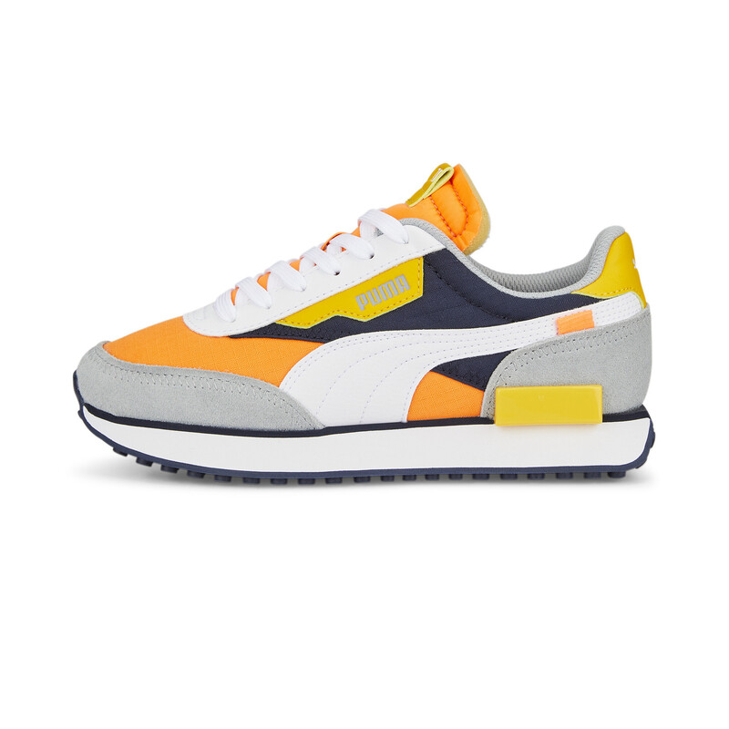 

PUMA Future Rider Play On Youth Sneakers, White/orange