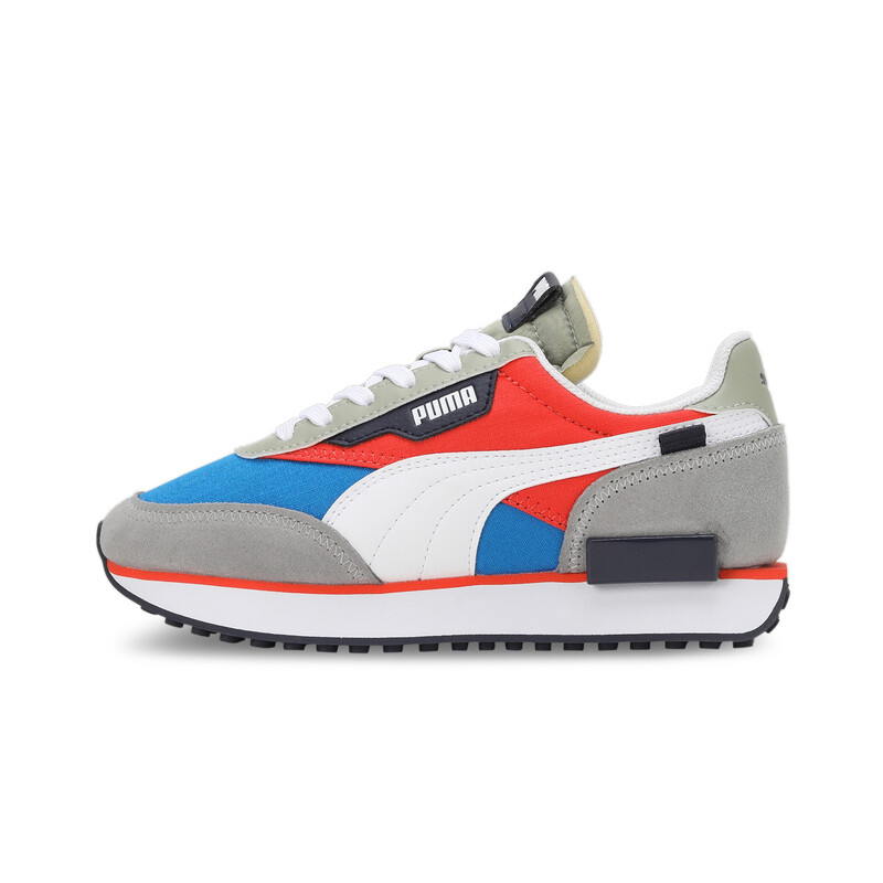 

PUMA Future Rider Play On Youth Sneakers, Black/blue