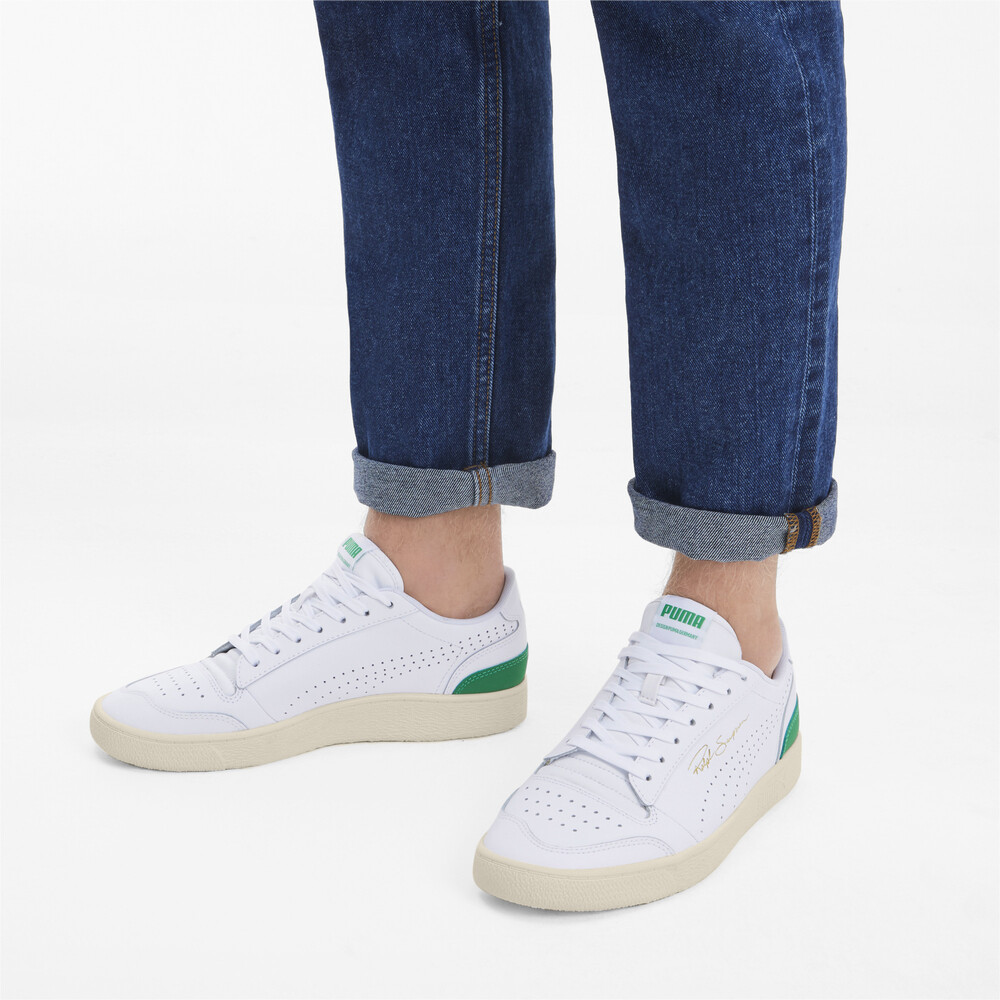 puma ralph sampson lo sneakers in triple white