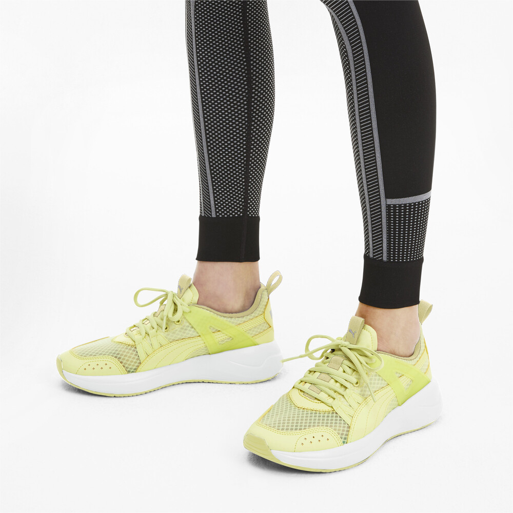

PUMA - female - Кроссовки Nuage Run Cage Summer – Sunny Lime-Puma Black-Puma s –, Зеленый