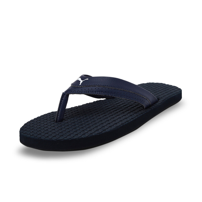 Men's PUMA Shiatsu Flip-Flops Sandals, White/purple