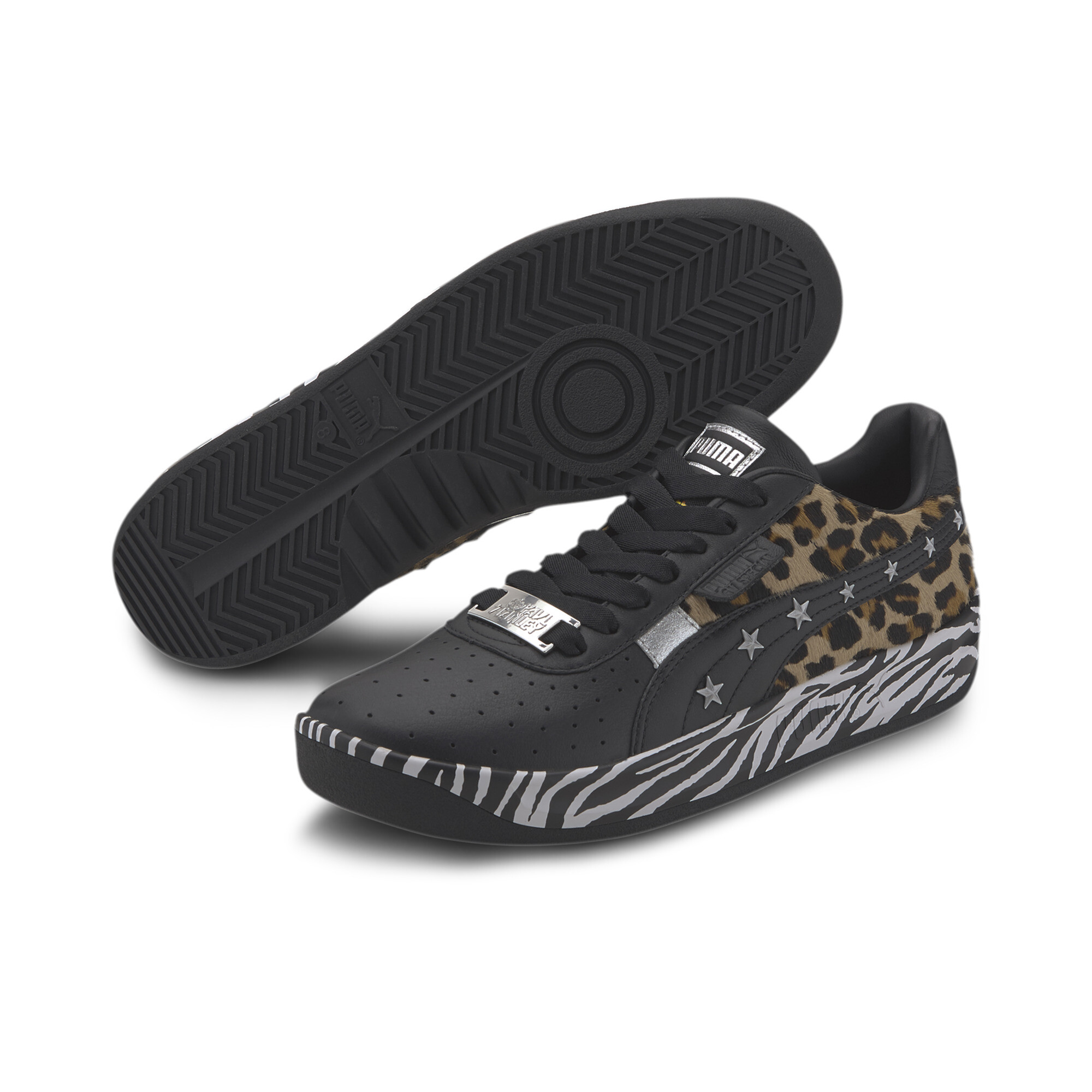 zebra puma sneakers