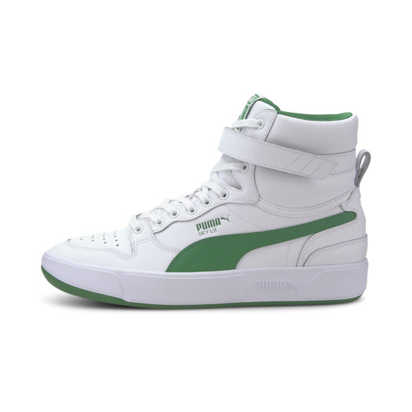 PUMA Sky LX Mid Athletic Men's Sneakers in White/Amazon Green - 372874_01