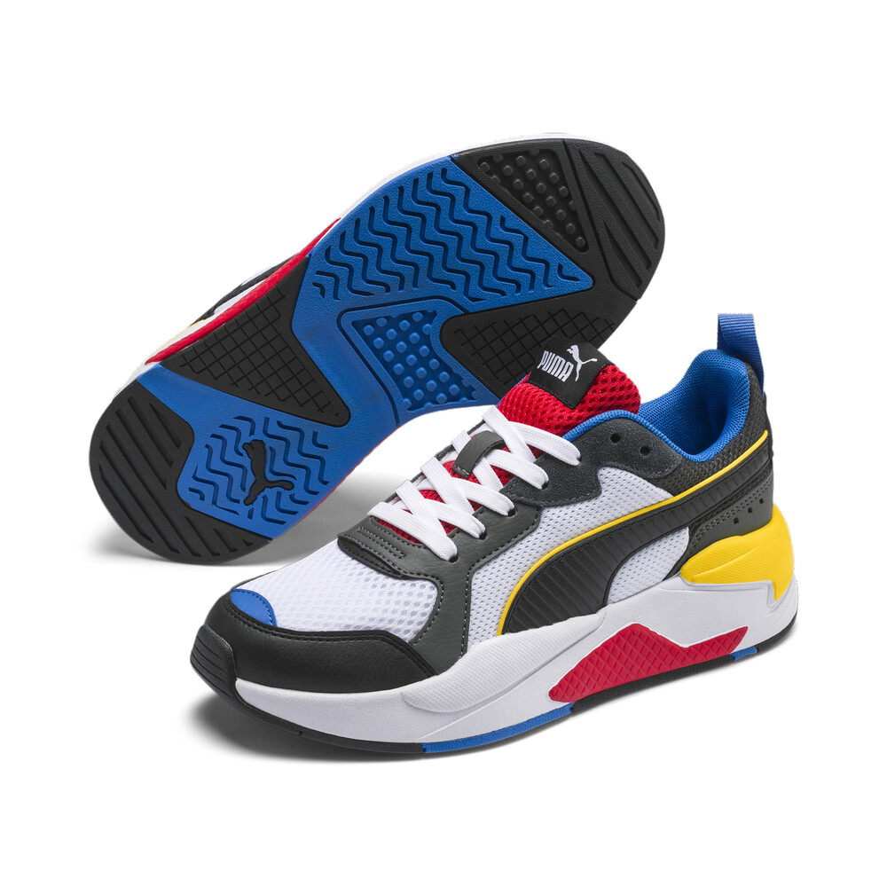 

PUMA - Детские кроссовки X-Ray Jr – Wht-Blk-Dk Shdw-Dandelion-Rd –, Белый