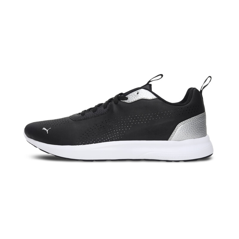 

Men's PUMA Perforated Low Unisex Sneakers, Black/silver
