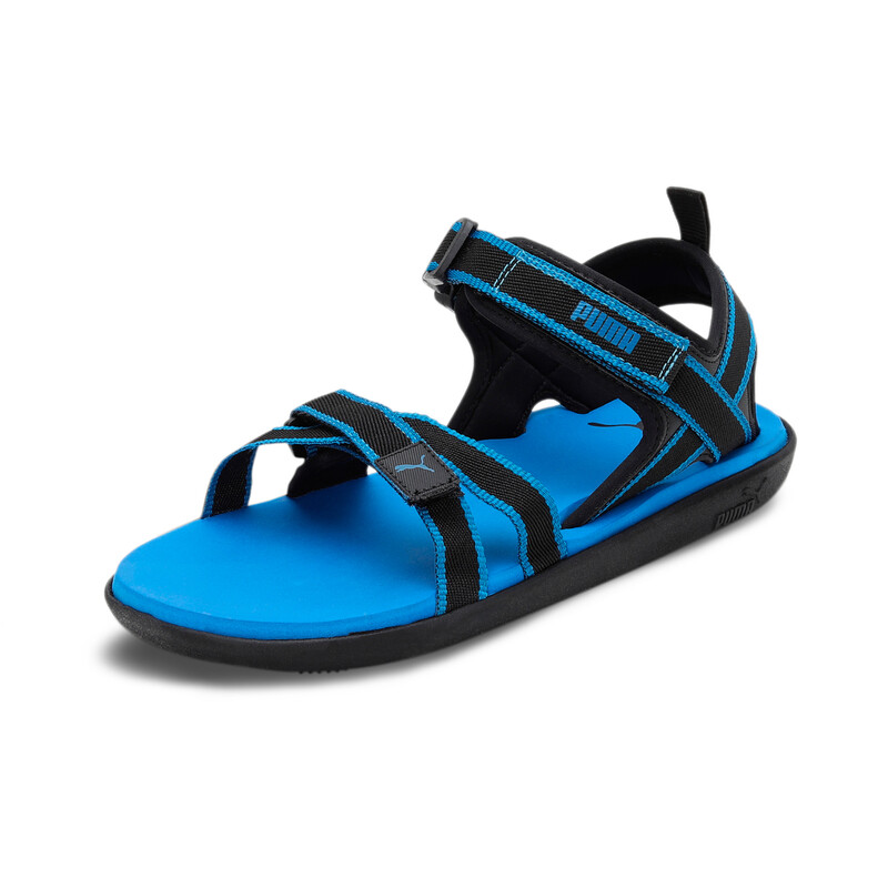 

Men's PUMA Pebble MU Sandals, Black/blue