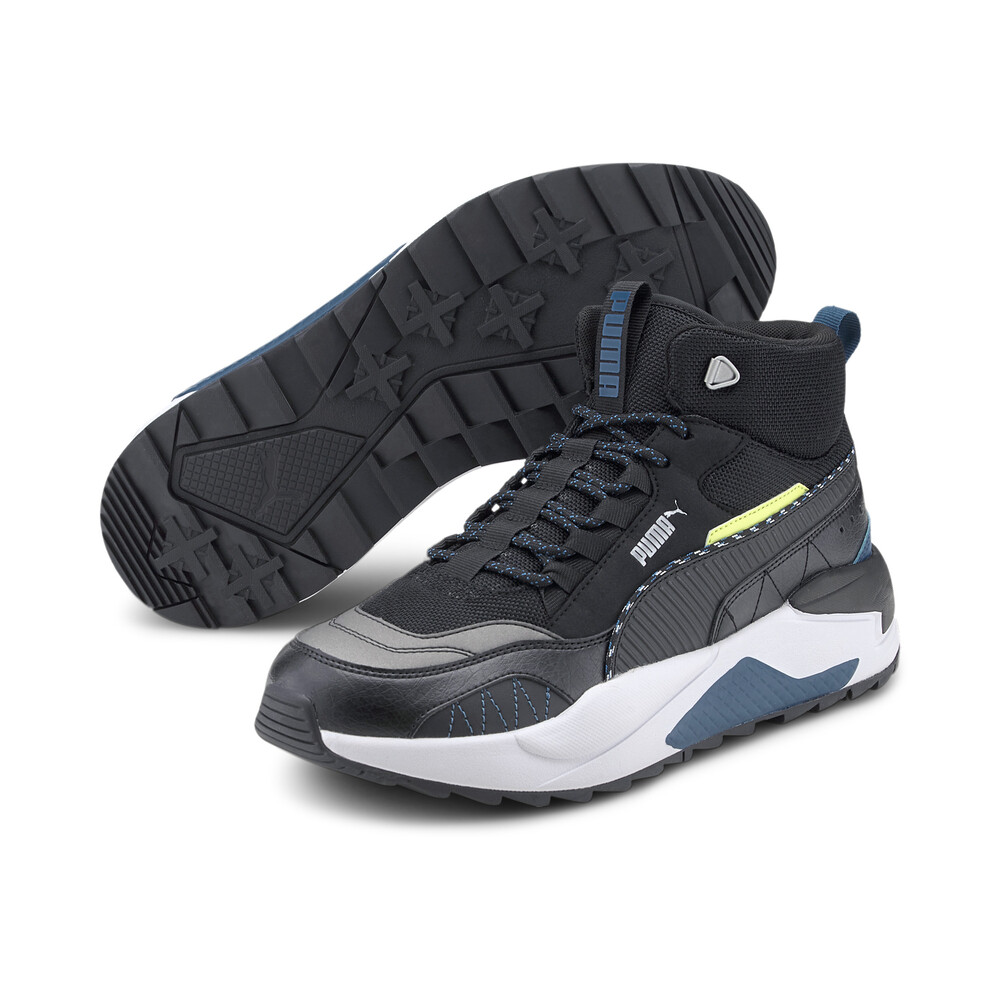 

PUMA - Кроссовки X-Ray 2 Square Mid WTR – Black-Digi-blue-Fizzy Yellow –, Черный