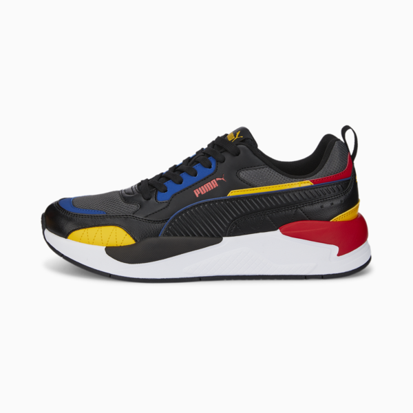X-Ray 2 Square Trainers, Dark Shadow-Puma Black-Spectra Yellow-Limoges-High Risk Red, large-ZAF