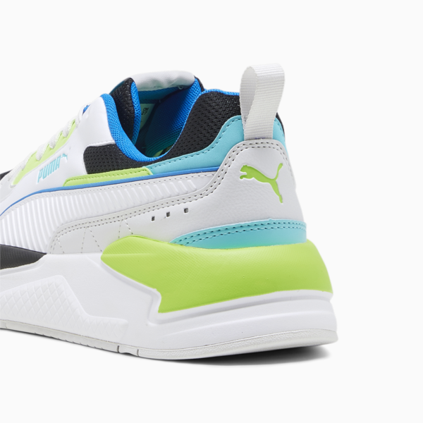 X-Ray 2 Square Trainers, Feather Gray-PUMA White-PUMA Black-Pro Green, large-ZAF