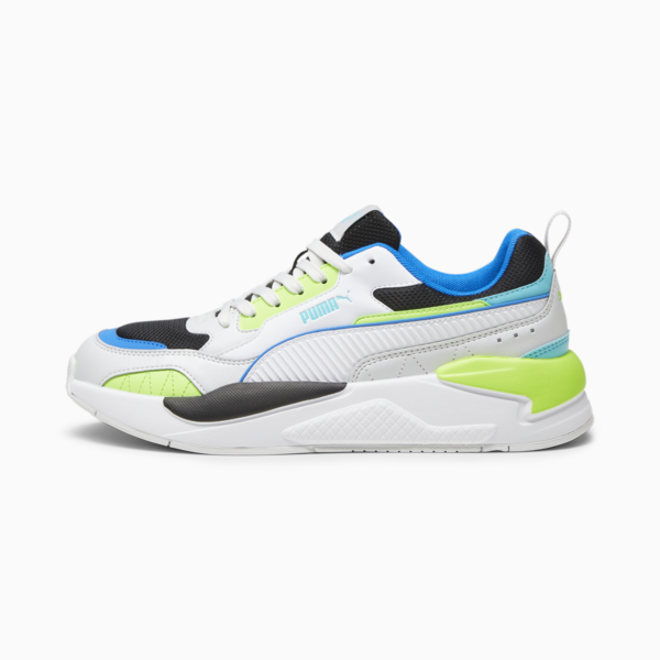 X-Ray 2 Square Trainers, Feather Gray-PUMA White-PUMA Black-Pro Green, large-ZAF