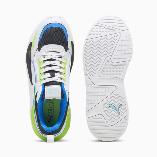 X-Ray 2 Square Trainers, Feather Gray-PUMA White-PUMA Black-Pro Green, large-ZAF