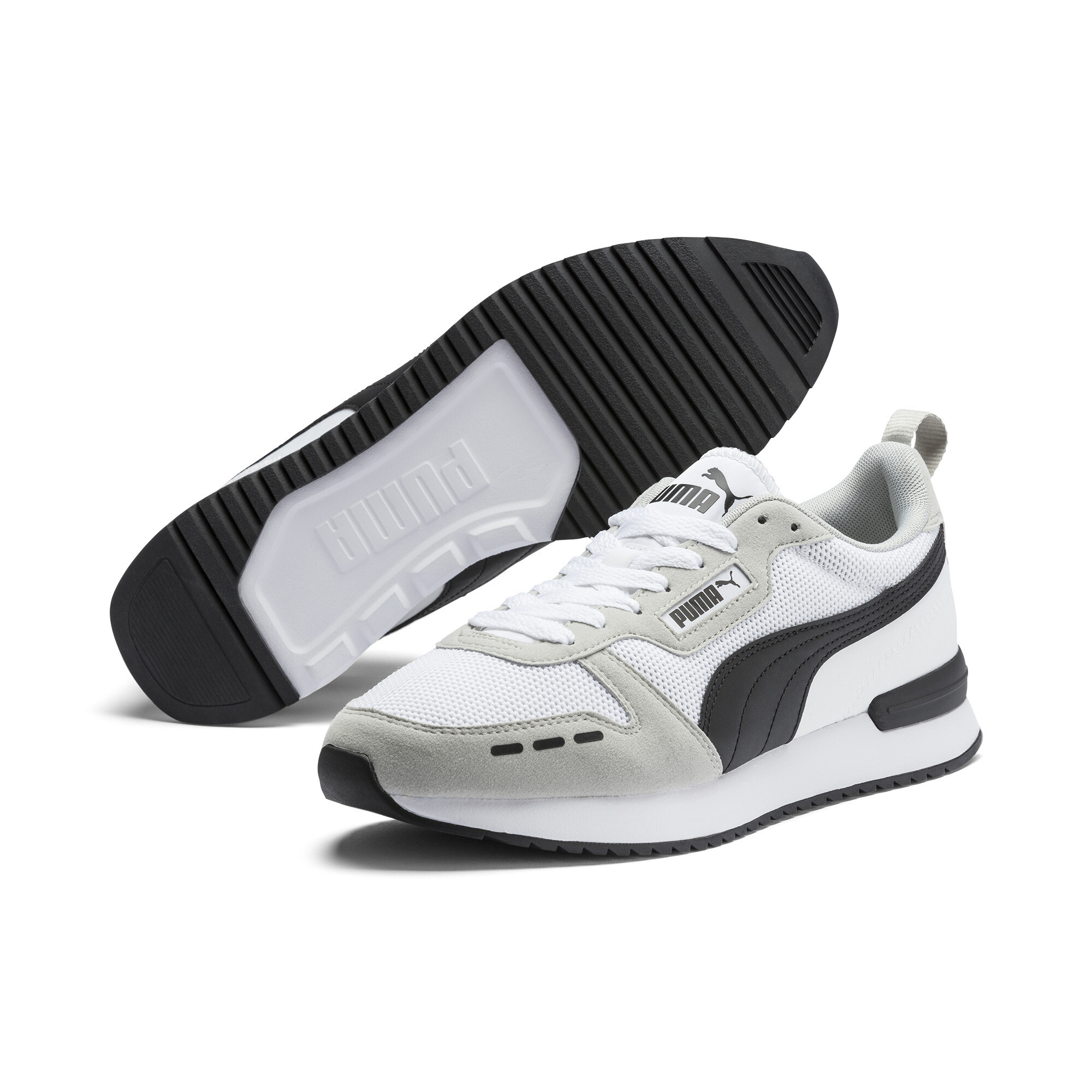 puma r698 white sneakers