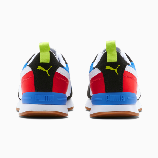 R78 Runner Trainers, Palace Blue-Puma Black-Puma White, large-ZAF