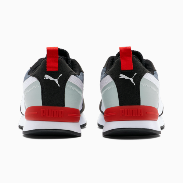 R78 Runner Trainers, CASTLEROCK-Puma Black-Puma White, large-ZAF