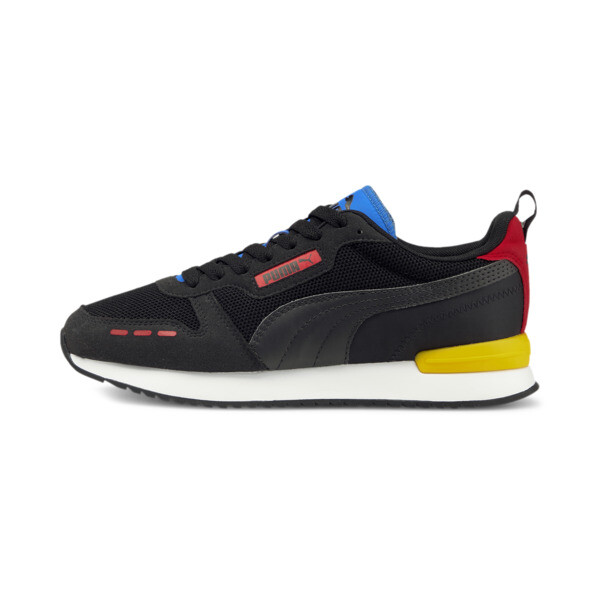 PUMA R78 Sneakers in Black/High Risk Red - 373117_38