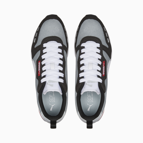 R78 Runner Trainers, Quarry-Puma White-Puma Black, large-ZAF