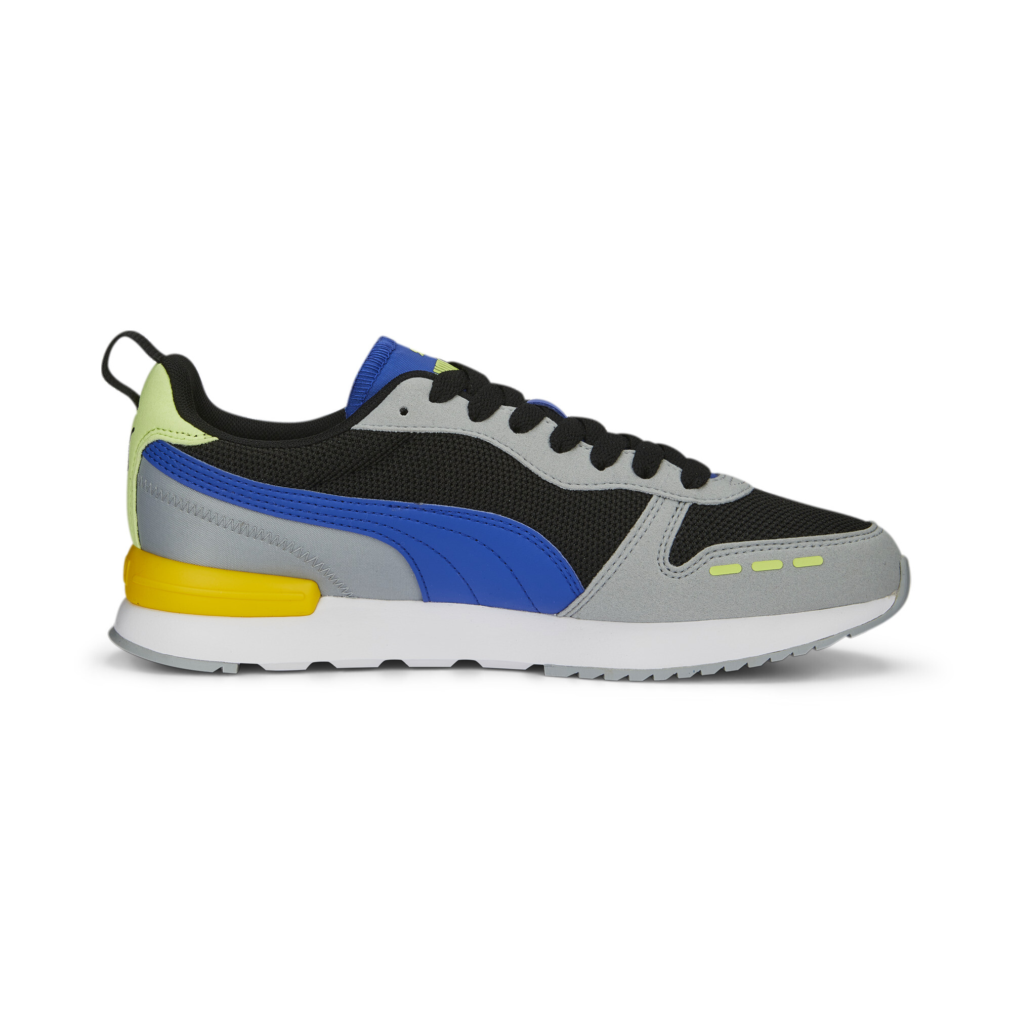 PUMA R78 Runner sportschoenen, Blauw/Zwart/Grijs, Maat 48,5 thumbnail 3
