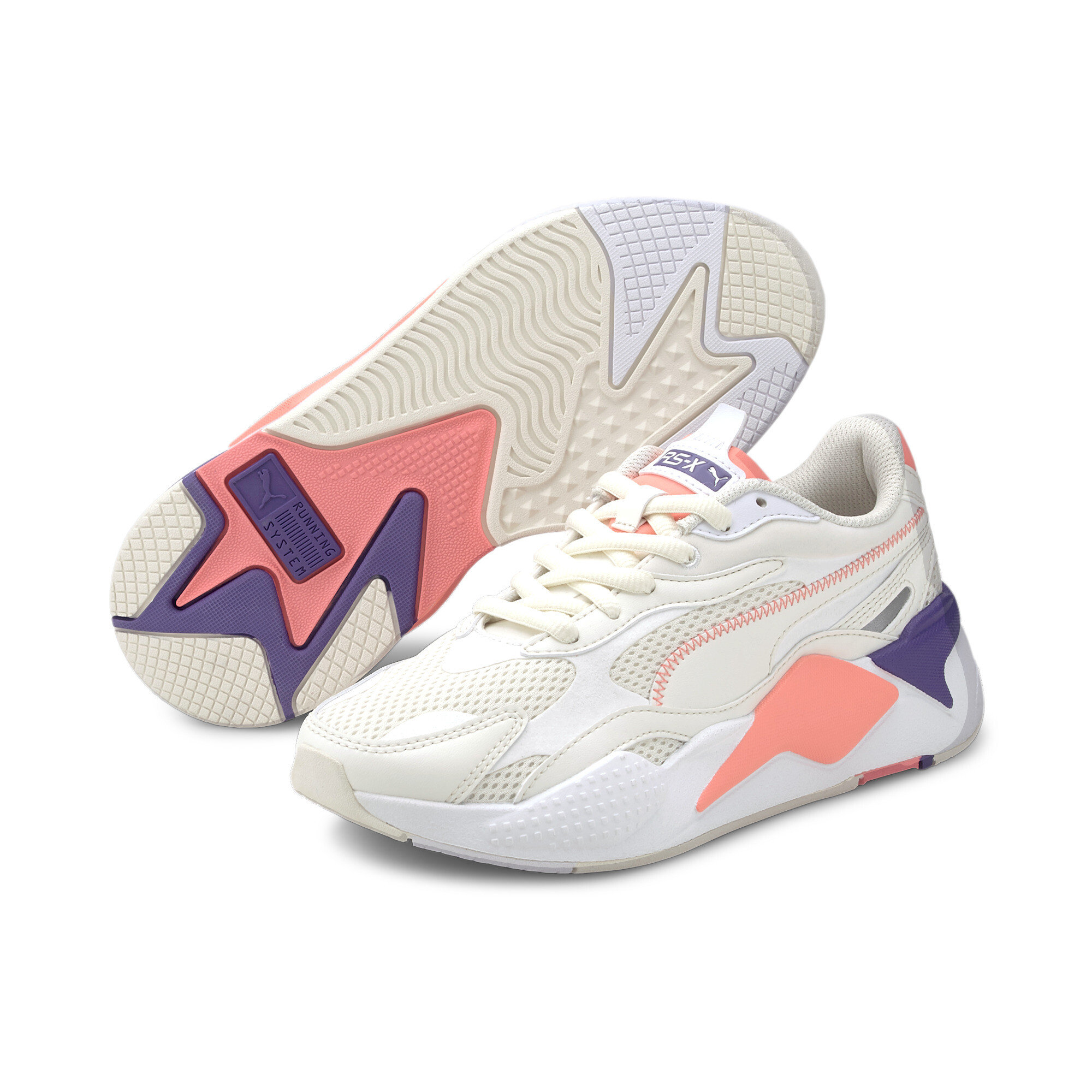 【プーマ公式通販】 プーマ RS-X3ミレニアム スニーカー ユニセックス Whis White-PWhite-Nrgy Peach ｜PUMA.com