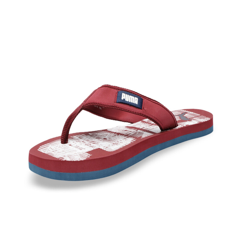 

PUMA Contour Unisex Flip-Flops Sandals, White/red/purple