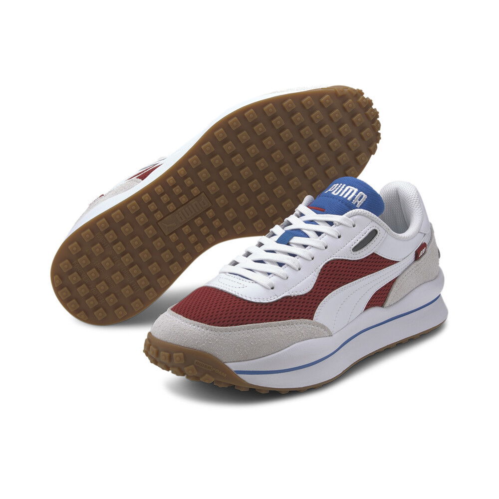 Style Rider Warm Texture Sneakers | Red - PUMA