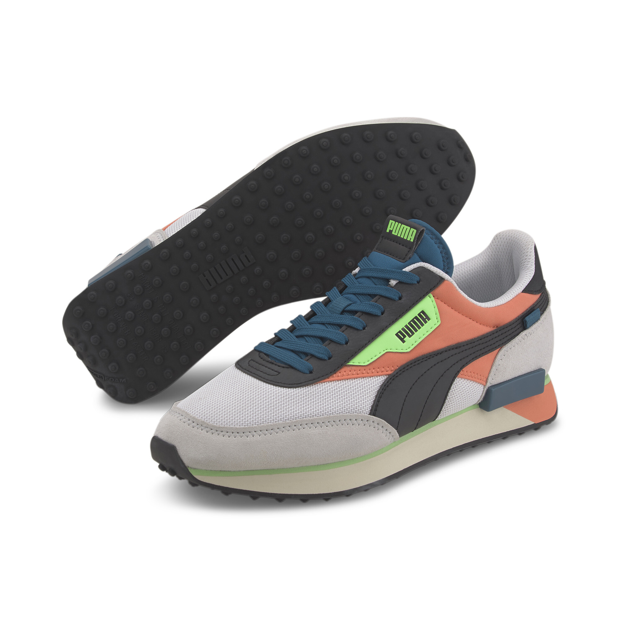 【プーマ公式通販】 プーマ フューチャー ライダー ネオン プレイ スニーカー ユニセックス Puma White-Fusion Coral ｜PUMA.com