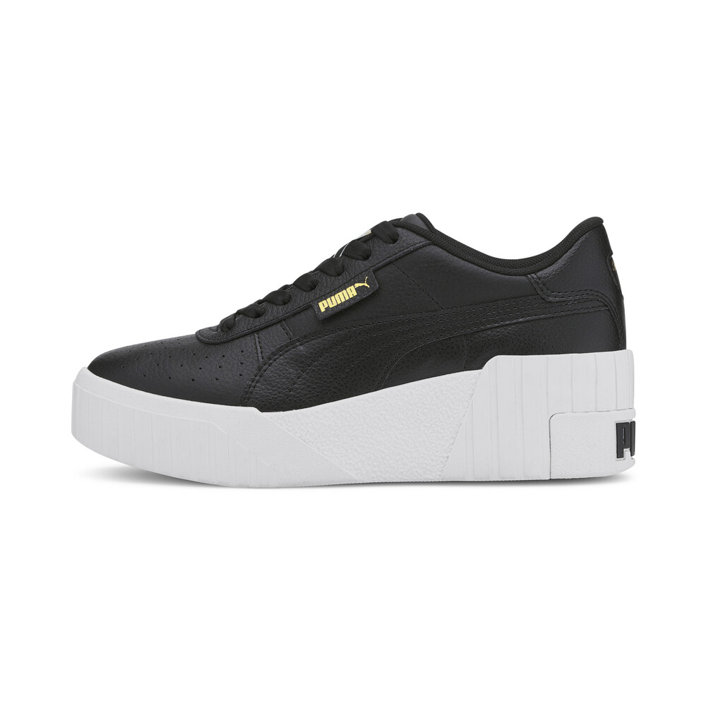 Cali Wedge Women's Sneakers | Black - PUMA